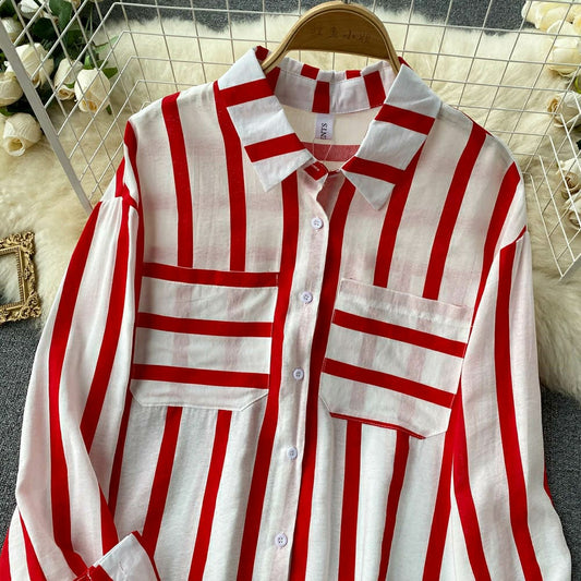 Milan striped blouse