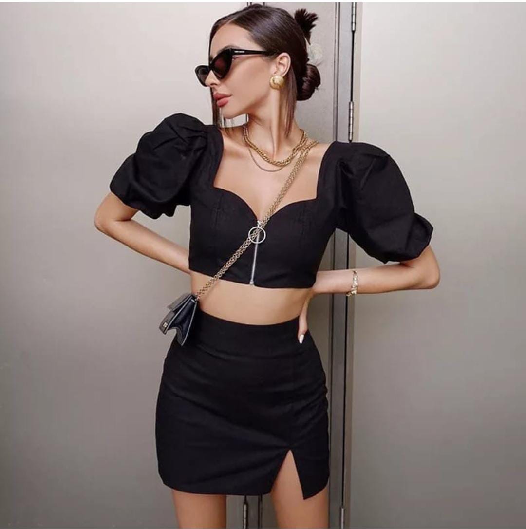 Judy two piece set black